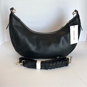 Jules Kae Zola black vegan leather bag, NWT